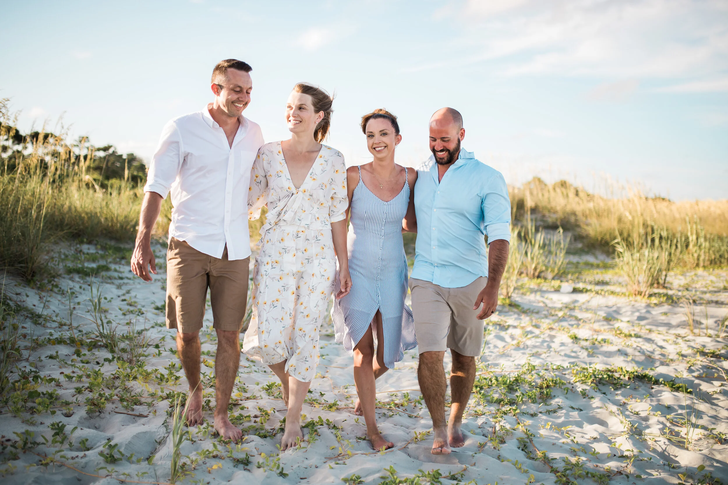 Hilton Head family session close portrait